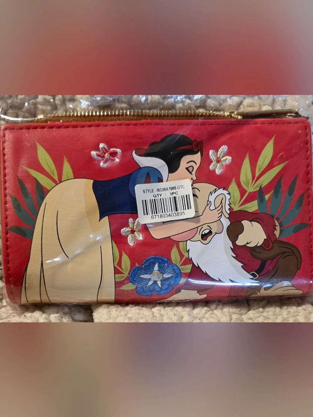 Loungefly Disney Snow White Grumpy Cosplay Mini Backpack & Wallet Exclusive New